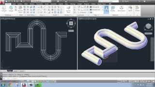 AutoCAD  3D Modeling Basics 9  Sweep  Brooke Godfrey [upl. by Rosa]