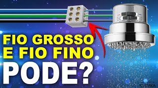 FIO fino do CHUVEIRO por quê 🚿 [upl. by Nomaj]