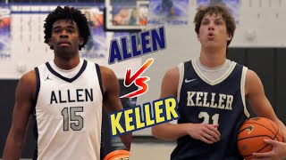 Basketball Is Back Allen vs Keller Cowtown Tipoff Who Hit 100 POINTS [upl. by Enimzaj]