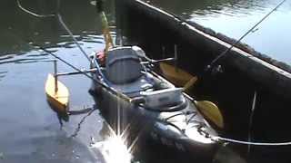 Modified Kayak Old Town Trip Angler 10 WStabilizers [upl. by Ancell]