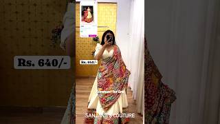 🏵️Traditional Lehenga navratri navratrispecial shorts short trending viral meesho stylewaru [upl. by Ahsatin]