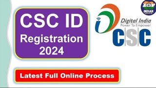 CSC Registration 2024 CSC ID [upl. by Meagan]