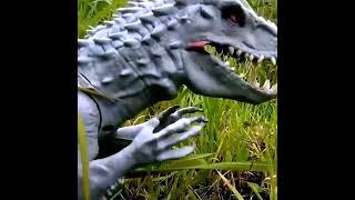 ① ジュラシック・ワールド JURASSIC WORLD Indominus rex VS Triceratops dinosaur 恐竜 jurassicworld jurassic [upl. by Seiuqram]