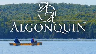 Algonquin Provincial Park in 4K  Canoe Camping and Bushcraft in Ontario Canada [upl. by Nolahs743]