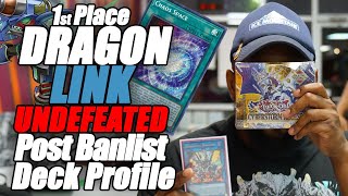 Dragon Link Deck Profile YuGiOh Tournament  UNDEFEATED Post Banlist  Dominique A  October 2023 [upl. by Aronel771]