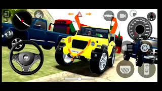 Dollar Song Modified Mahindra Yellow Thar  Indian Cars Simulator 3D  Android Gameplay Part 03 [upl. by Areema985]