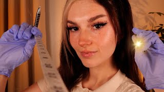 ASMR Reconstructing Your Face  Measuring Adjusting Pulling Face Touching amp More [upl. by Lynda]