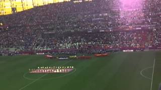 Spain vs Italy Euro 2012 national anthems [upl. by Jorgensen]