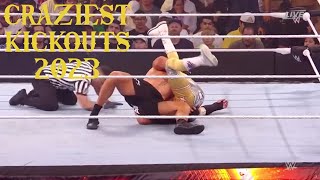 Craziest Kickouts Of WWE in 2023 [upl. by Ylirama867]