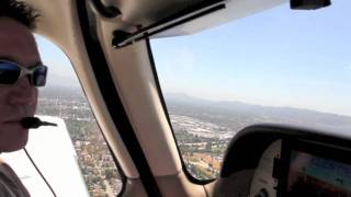 Flight Training Cirrus Aircraft Van Nuys Airport [upl. by Sarson564]