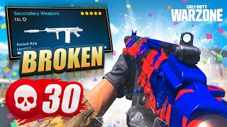 BIRTHDAY 30 BOMB w a BROKEN FAL Loadout Warzone [upl. by Aierbma948]