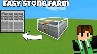 Easy Stone FarmMinecraft [upl. by Shelburne]