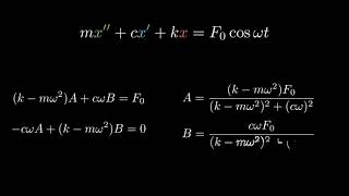 36 part 4 Modeling Forced Damped Oscillations using Differential Equations [upl. by Sybille]