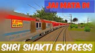 Happy Navratri  Jai Mata Di  Shri Shakti Express  WDP4B PRATEEK  Train Simulator [upl. by Auqenaj250]