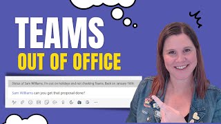 How to Set and Remove Out of office Status in Microsoft Teams [upl. by Vivie313]