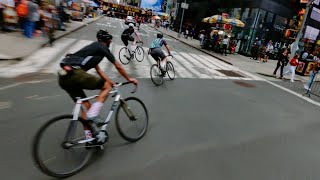 2021 Bombing Down Broadway  Bike Race [upl. by Anotal]