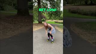 Beginner Rollerblading Fall amp How to prevent it [upl. by Elleb]