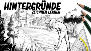 Hintergründe zeichnen  Tutorial  Drawinglikeasir [upl. by Eimrej]