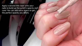 How to Apply gel polish with Mylee [upl. by Meece]