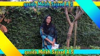 qasida Mola sajaad A S [upl. by Eldreda]