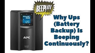 APC ups schneider 20 kva  out of range voltage and frequency fault and beep mute option [upl. by Bekelja]