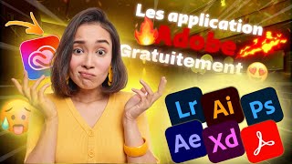 Avoir logiciels ADOBE Legal et gratuit  Tutoriel 2023 [upl. by Akila]