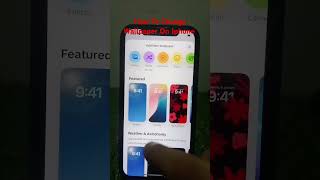 How To Change Wallpaper On Iphone After Ios 18 Update [upl. by Nibbor]