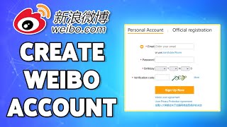 How To Create Weibo Account 2023  Weibocom Account Registration Sign Up Help [upl. by Annazus]