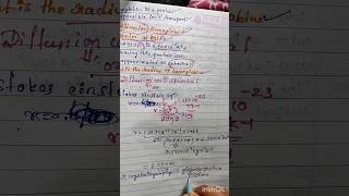 Diffusion coefficient problem  StokesEinstein equation [upl. by Oznarol]