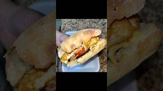 Making Ciabatta Breakfast Sandwich [upl. by Shelburne515]