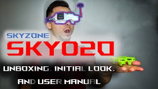 SkyZone Sky02O Unboxing Initial Look and User Manual [upl. by Bernice252]