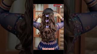 Beautiful Hairstyle  Hair style for bridal look  shorts foryou viralvideo [upl. by Arte337]