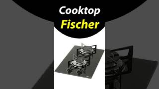 Cooktop Fischer 2 Bocas  Fogão cooktop 2 bocas a GÁS Fischer Shorts [upl. by Lytsyrk]