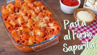 PASTA AL FORNO SAPORITA Ricetta Facile di Benedetta  Baked Pasta Easy Recipe [upl. by Cleave693]