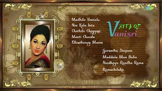 Hits Songs of Vanisri  Best Romantic Songs Of All Time  Saregama Old Telugu Songs [upl. by Yanej56]