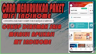 LANGKAH LANGKAH MENURUNKAN PAKET WIFI INDIHOME MELALUI APLIKASI MY INDIHOME [upl. by Evers]