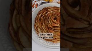 Elmalı kek dediğinin görseli güzel olur elmalıkek elmalikurabiye applepie [upl. by Nortal]