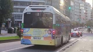 Here is the Vitrasa bus 6820 on the A in Vigo Friday 1 November 2024 [upl. by Chipman395]