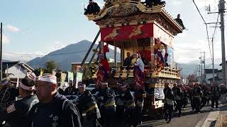 秩父神社 例大祭 秩父夜祭 宮参り 宮地屋台 20241202 d9 [upl. by Aicirtan711]