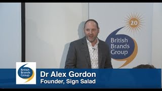 quotSemiotics and the art of culturallydriven brand thinkingquot Dr Alex Gordon Founder Sign Salad [upl. by Ragen476]