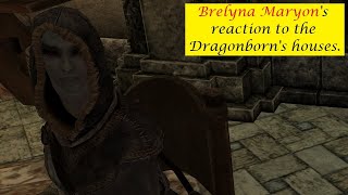 Brelyna Maryons Reaction to the Dragonborns houses [upl. by Trinee]