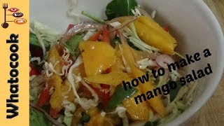 How To Make A Caribbean Mango Salad [upl. by Baird312]