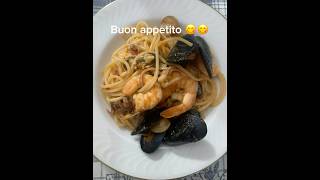 Spaghetti allo scoglio buonissimi 😋 [upl. by Pirozzo961]