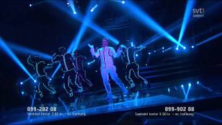 8 Danny Saucedo  Amazing Melodifestivalen 2012 Deltävling 4 720p HD [upl. by Grant]