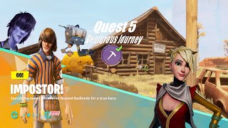 Fortnite Save The World Imposter event Quest 5 Venturous Journey [upl. by Puduns]