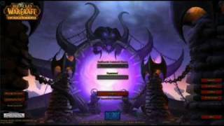 BlizzCon 2010  World of Warcraft Cataclysm  Rejected Portal Login Screen [upl. by Elcarim]