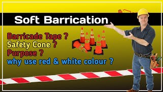 What is Soft Barricading  Barricade Tape  Safety Cone  HSE Academy [upl. by Etteloc]