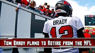 Tampa Bay Buccaneers QB Tom Brady Plans to Retire from the NFL  Cannon Fire Podcast LIVE [upl. by Ahsanat]