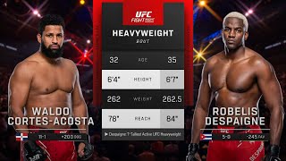 WALDO CORTES ACOSTA vs ROBELIS DESPAIGNE FULL FIGHT UFC [upl. by Ellek]