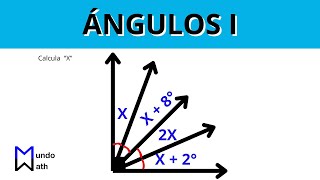 Ángulos I  Operaciones con las medidas de ángulos y bisectriz de un ángulo  Geometría [upl. by Eaves]